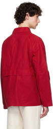 Bode Red Hunting Jacket