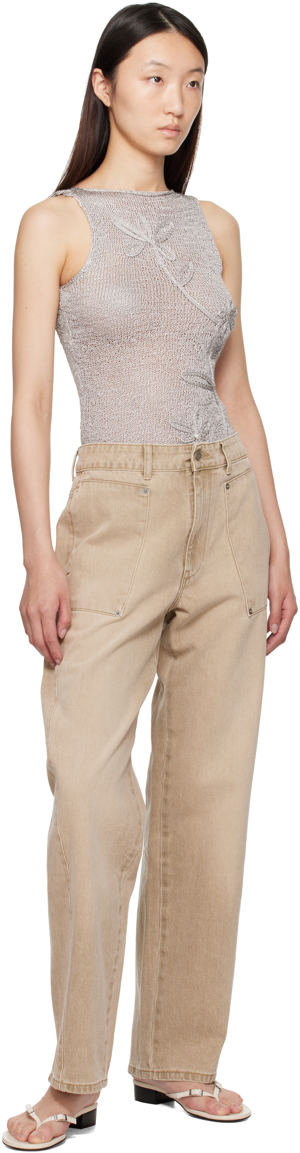 Paloma Wool Gray Orlando Jeans