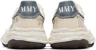 Maison MIHARA YASUHIRO Off-White Blakey OG Sole Graffiti Printed Canvas Sneakers