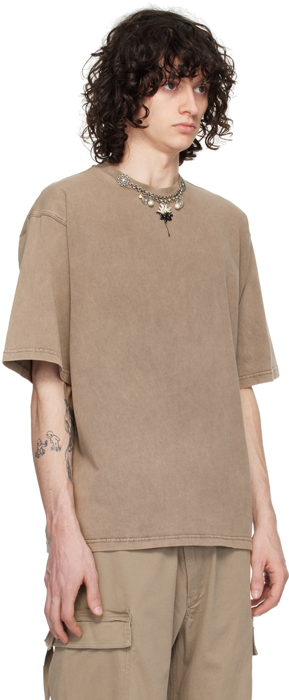 Tシャツ・カットソー [Ottolinger] Women Charmed Top Light Brown OTTOLINGER | CHARMED TOP