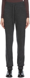 House of Dagmar Grey Loana Knitted Trousers