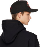 Dsquared2 Black D2 Patch Baseball Cap