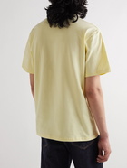 Armor Lux - Callac Logo-Appliquéd Organic Cotton-Jersey T-Shirt - Yellow