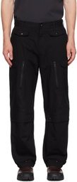 White Mountaineering®︎ Black Zip Cargo Pants