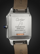 Cartier - Santos-Dumont Large 43.5mm 18-Karat Rose Gold, Stainless Steel and Alligator Watch, Ref. No. CRW2SA0037