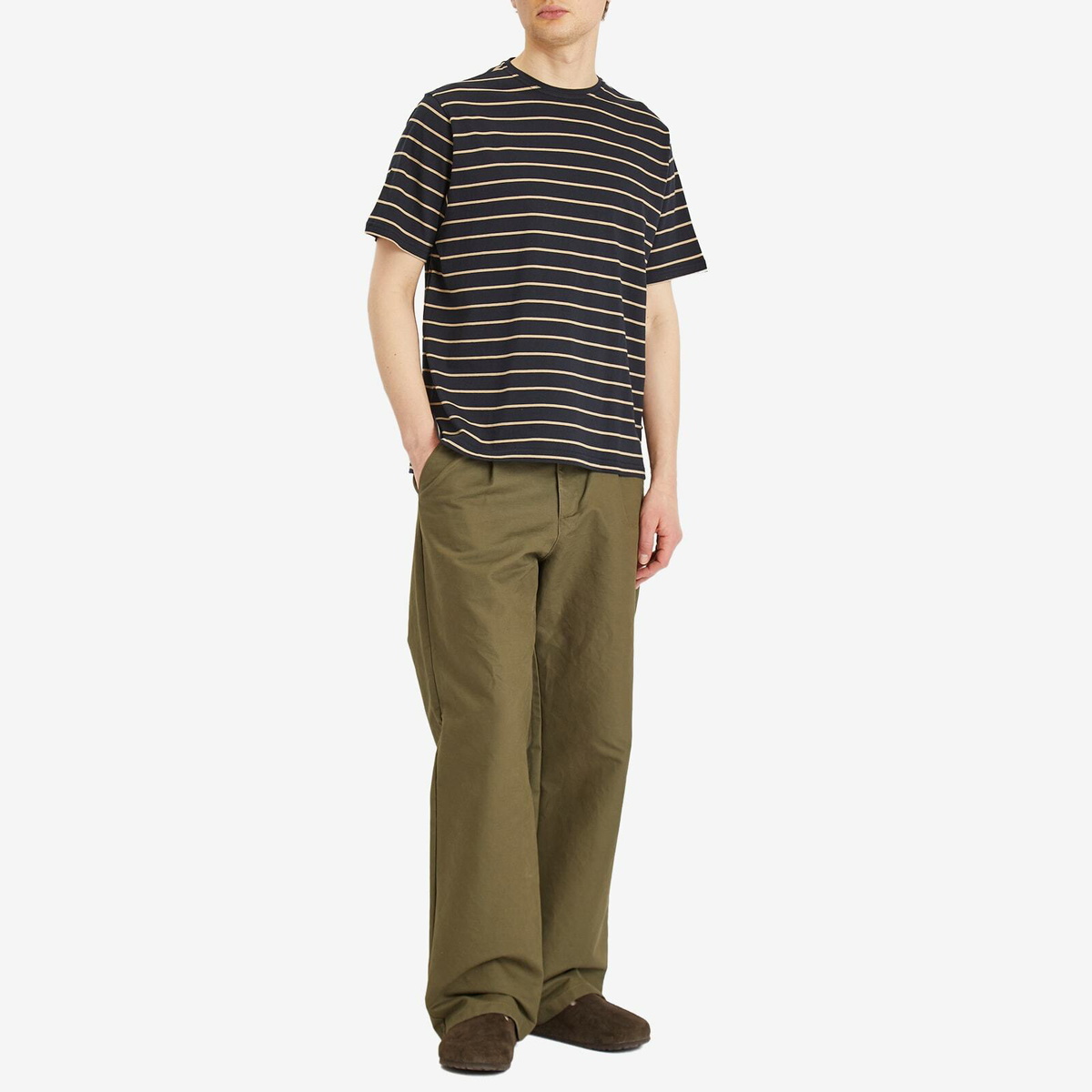 Oliver Spencer Men's Box T-Shirt in Navy