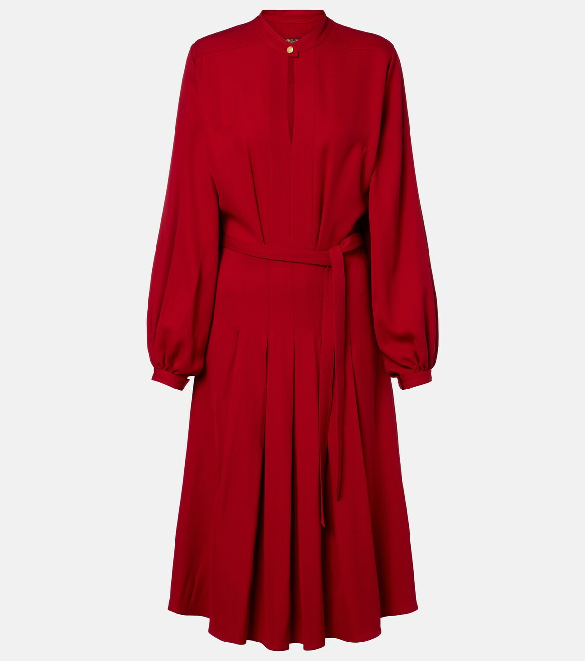 Loro Piana Haileen silk and wool crêpe cady midi dress
