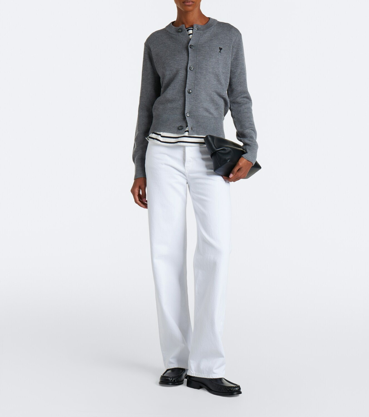 Ami Paris Ami de Cœur wool cardigan