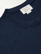 BRIONI - Cotton T-Shirt - Blue