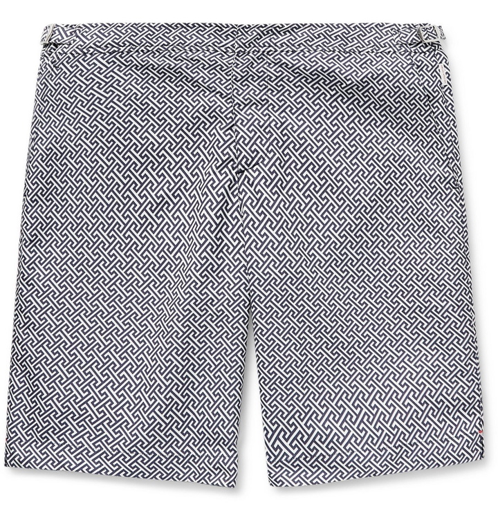 Photo: Orlebar Brown - Dane II Long-Length Printed Swim Shorts - Blue