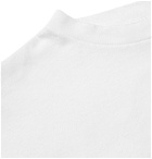 Palm Angels - ICECREAM Logo-Appliquéd Printed Cotton-Jersey T-Shirt - White