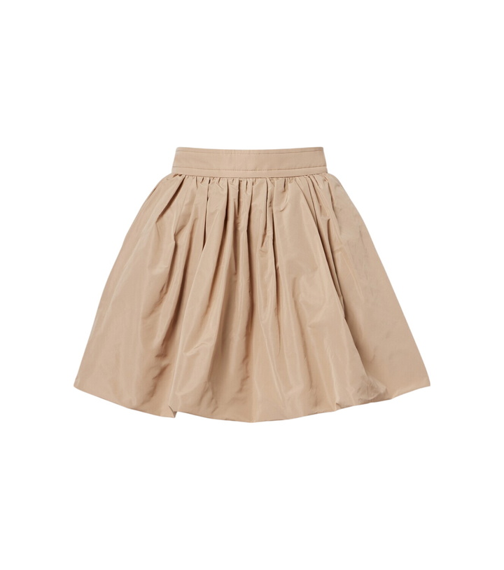 Photo: Patou Gathered faille miniskirt