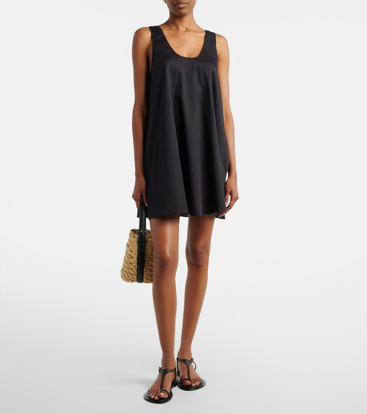 Leset Yoko cotton poplin minidress