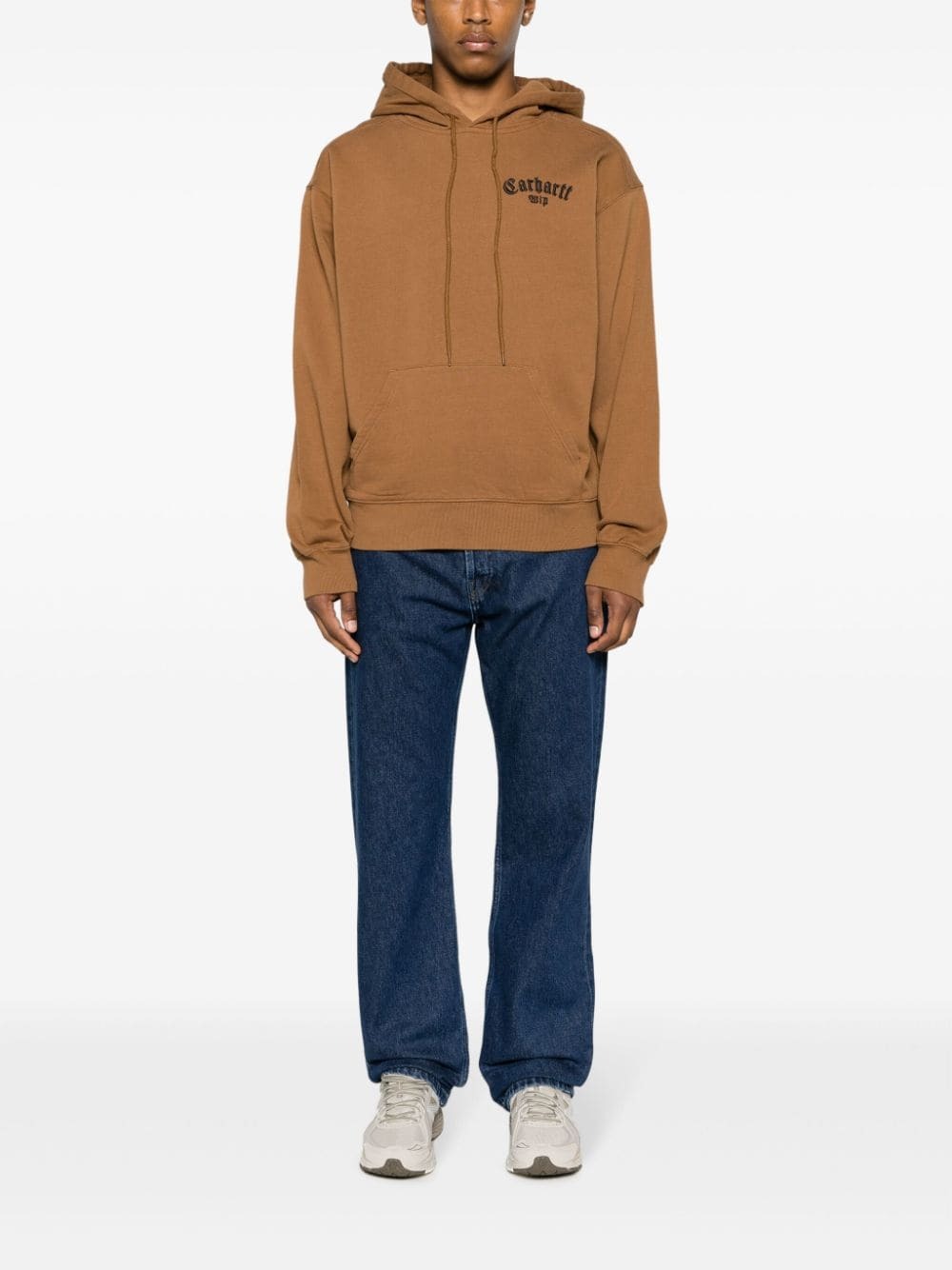 CARHARTT WIP - Onyx Script Cotton Hoodie Carhartt WIP