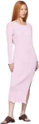 RUS Pink Misuto Midi Dress