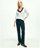 Brooks Brothers Women's Slim Straight Leg 5-Pocket Denim Jeans | Dark Indigo