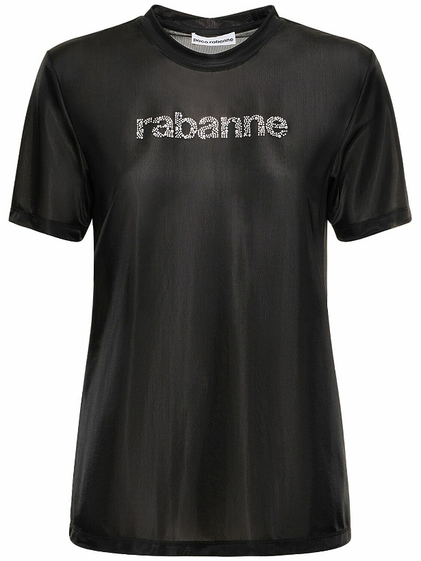 Photo: RABANNE Jersey Logo T-shirt
