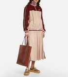 Gucci - GG Canvas leather-trimmed sneakers