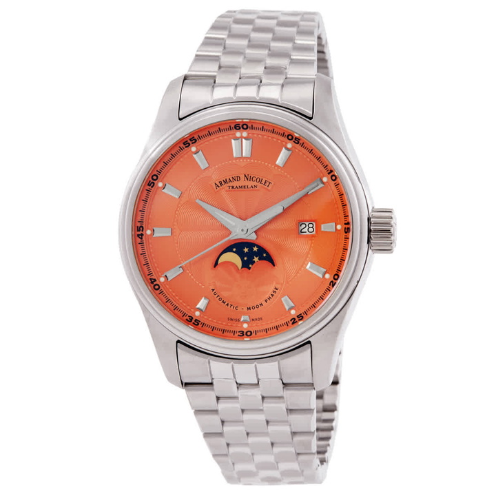 Photo: Armand Nicolet MH2 Automatic Salmon Dial Mens Watch A640L-SM-BMA22640A