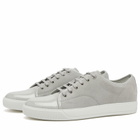 Lanvin Men's DBB1 High Shine Toe Cap Sneaker in Powder Grey