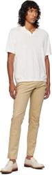 Theory Beige Raffi 5-Pocket Trousers
