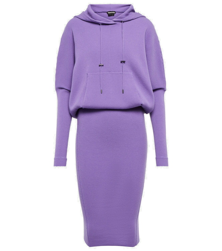 Photo: Tom Ford - Cashmere-blend hoodie dress