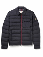 Moncler - Fazzon Logo-Appliquéd Quilted Shell Down Jacket - Blue