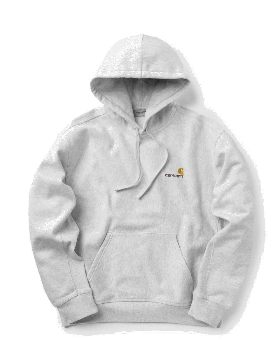 Photo: Carhartt Wip American Script Hoodie Grey - Mens - Hoodies