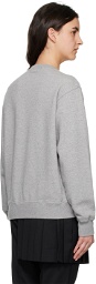 UNDERCOVER Gray Felted Sweatshirt
