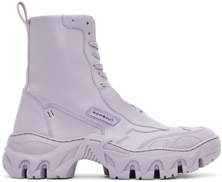 Photo: Rombaut Purple Boccaccio II Apple Leather Sneaker Boots