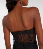 Nensi Dojaka Sheer top