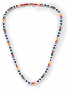 Roxanne Assoulin - Baby Bead Silver-Tone and Enamel Beaded Necklace