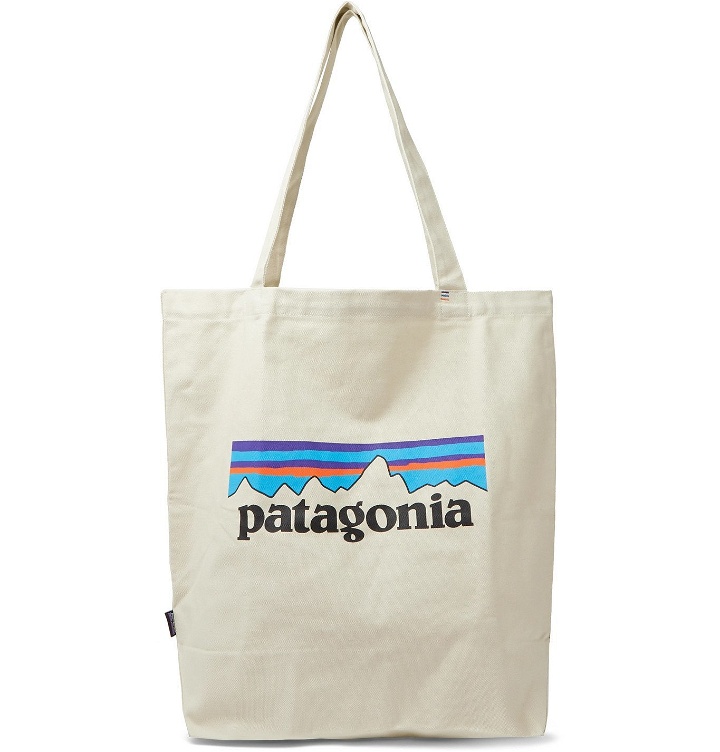 Photo: Patagonia - Market Logo-Print Organic Cotton-Canvas Tote Bag - Neutrals
