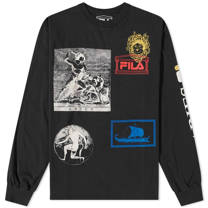 Photo: Aries x Fila Long Sleeve Vela Nera Myth Tee