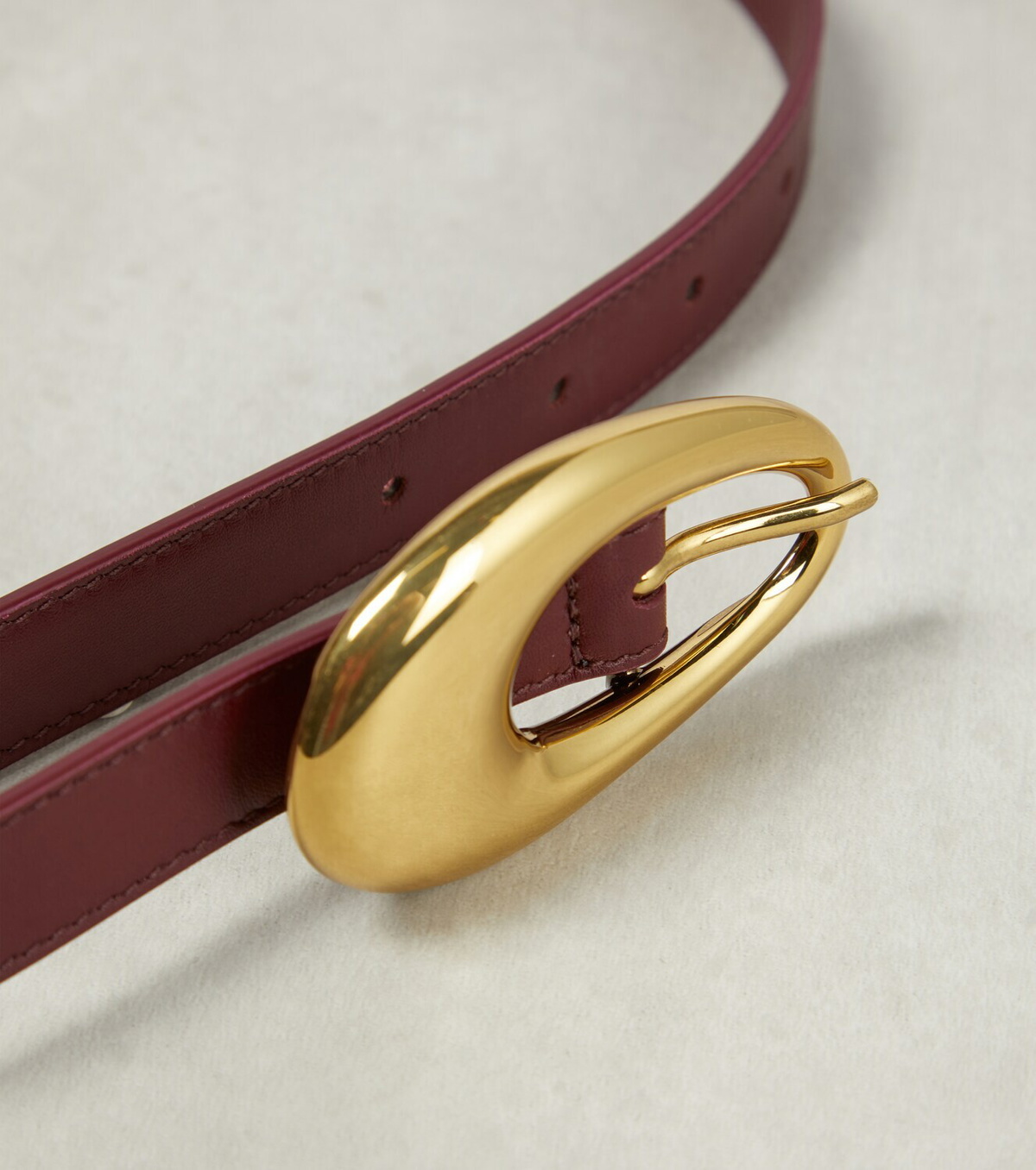【送料&関税込】Bottega Veneta Caramel Leather Belt Bottega Veneta Triangle Buckle Leather Belt | Saks Fifth Avenue