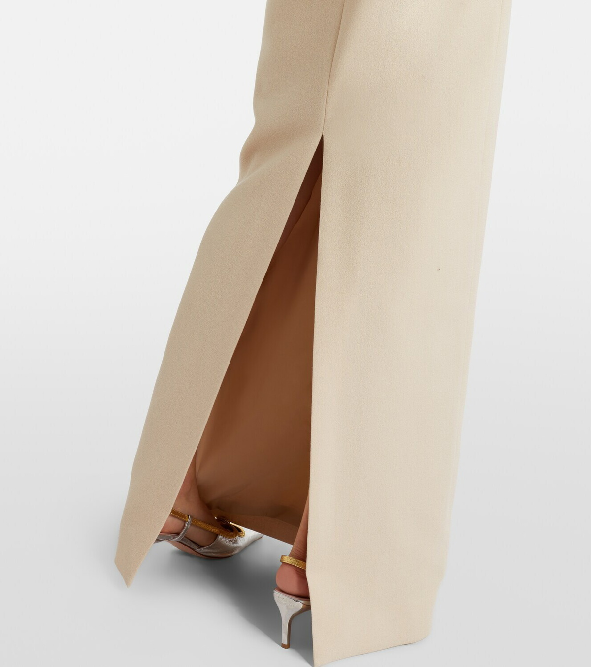Emilia Wickstead Nosrat wool crêpe bustier dress