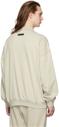 Fear of God ESSENTIALS Beige Long Sleeve Polo