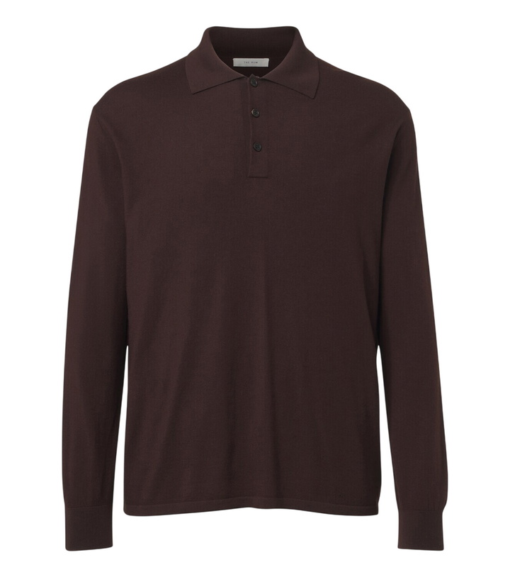 Photo: The Row Menville wool polo sweater