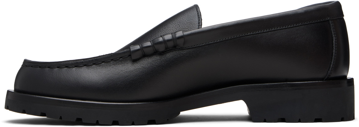 Common Projects Black Leather Chunky Loafers