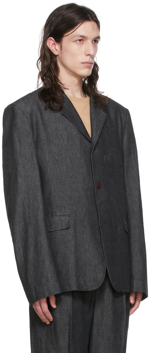 Lemaire Grey Cotton Blazer Lemaire