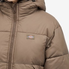 Dickies Women's Alatna Long Puffer Coat in Mushroom