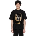 Prada Black Face Print T-Shirt