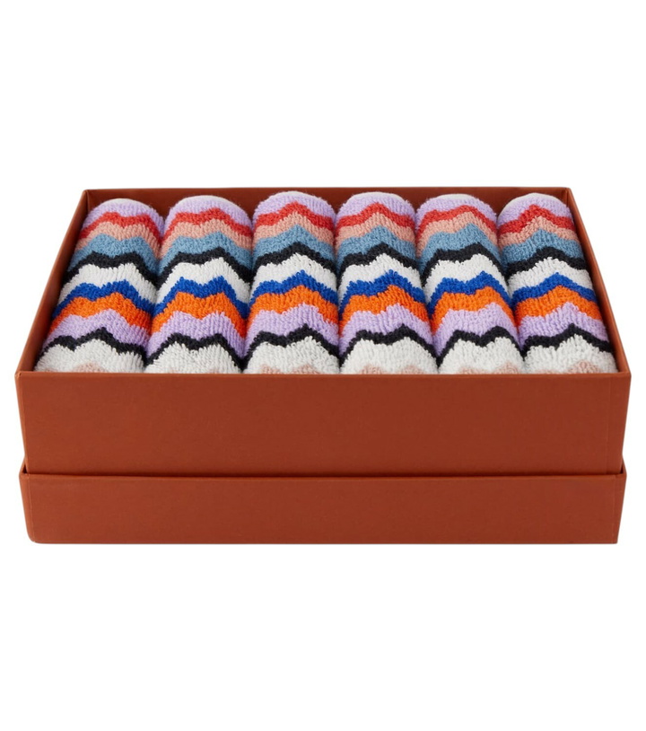 Photo: Missoni Riverbero set of 6 terry face towels
