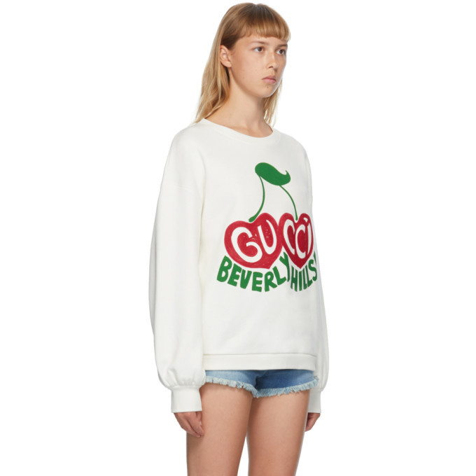 Gucci Off White Beverly Hills Sweatshirt Gucci