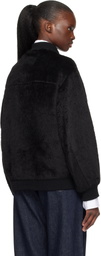 Lauren Manoogian Black Suri Bomber Jacket