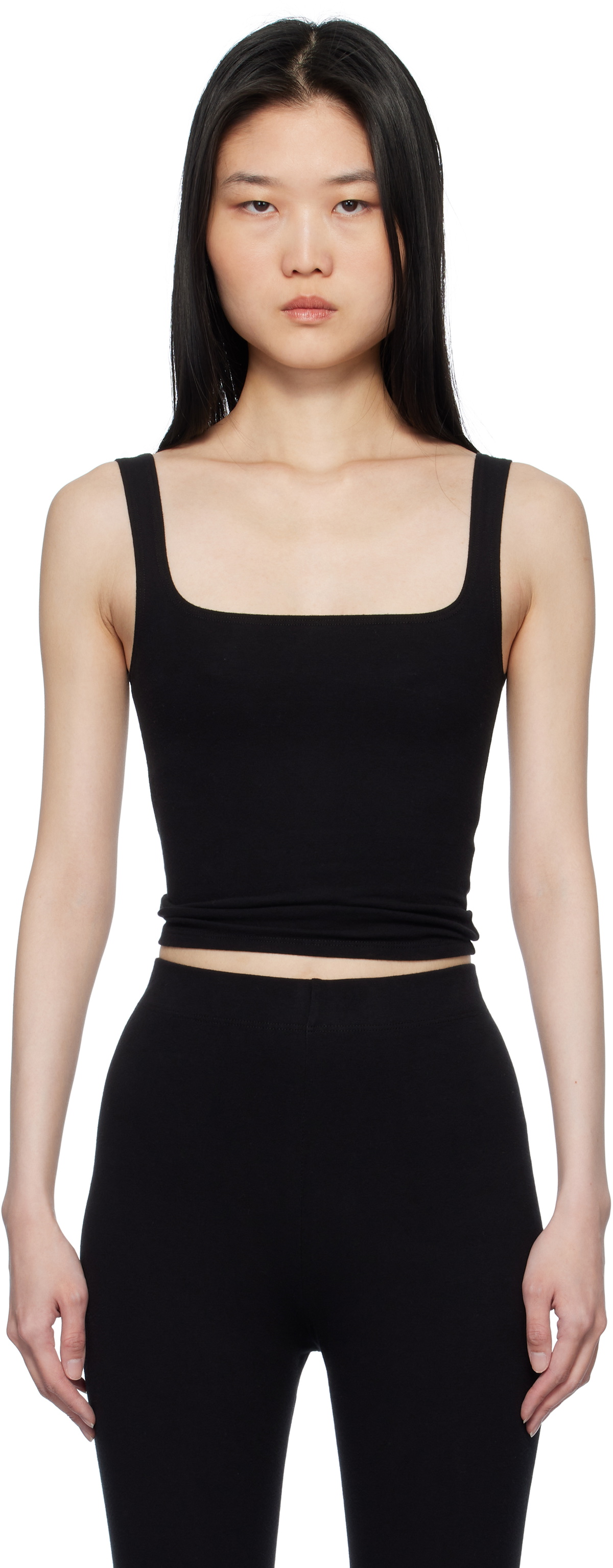 Gil Rodriguez Black Matisse Scooped Tank Top