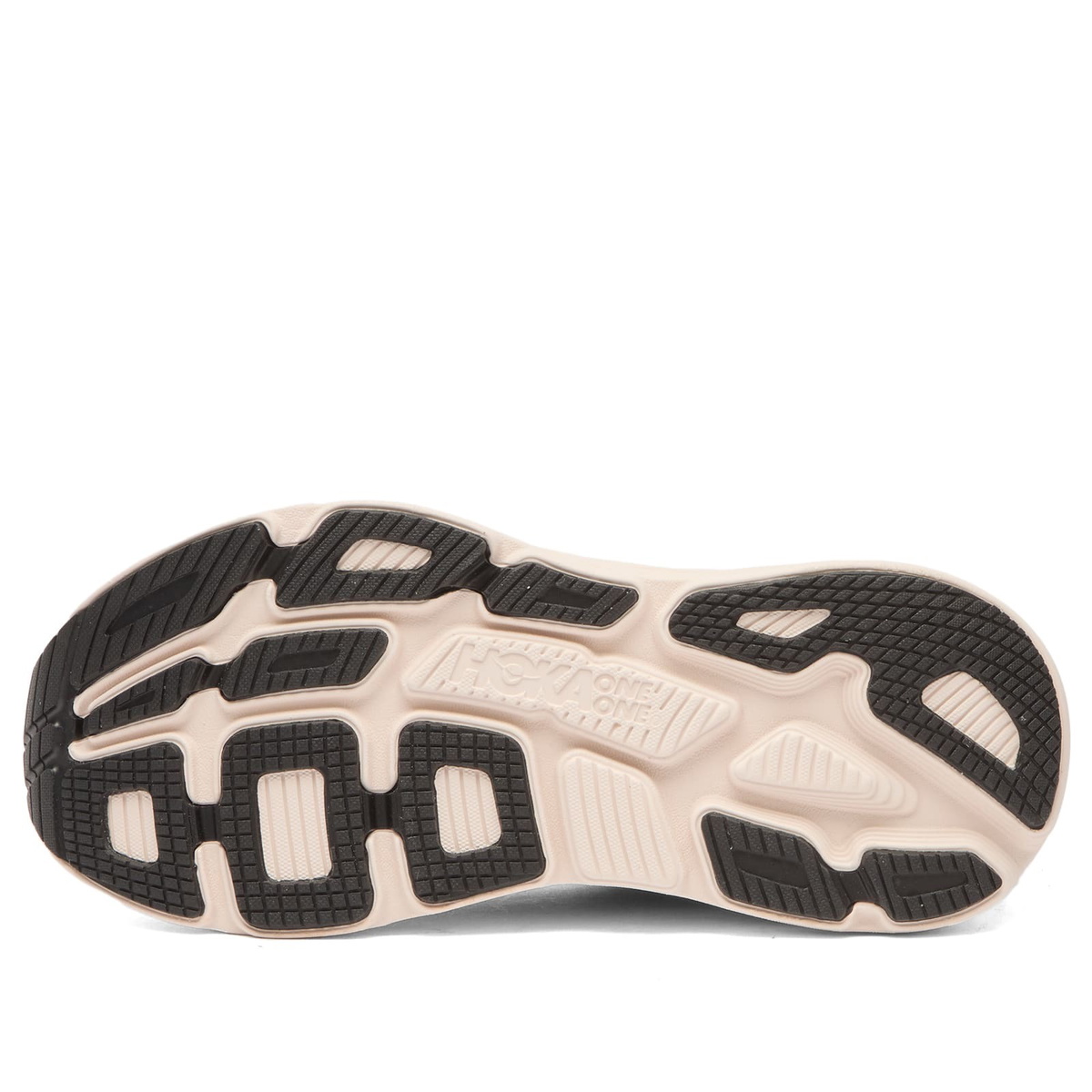 HOKA ONE ONE Women's Bondi 7 Sneaker in Black/Rose Cream