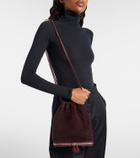 Alaïa Le Pochon fishnet bucket bag