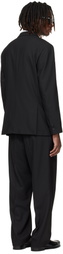 Hugo Black Two-Piece Modern-Fit Stretch Twill Suit