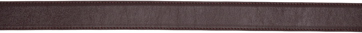 AMI Paris Burgundy Leather Ami de Coeur Belt